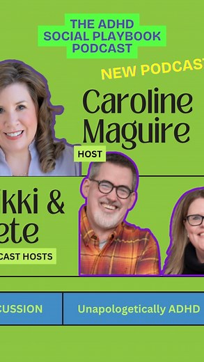 🚨NEW PODCAST EPISODE🚨 In this heartfelt episode of The ADHD Social Playbook Podcast, I continue my conversation with Nikki Kinzer and Pete Wright, the dynamic duo behind Taking Control: The ADHD Podcast and co-authors of Unapologetically ADHD. They share how mutual respect, clear communication, and friendship have kept their creative partnership strong for years. The discussion dives deep into collaboration without competition, building community, and honoring neurodiversity in every project. 