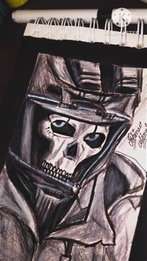 I drawn this call of duty ghost 💀 #shorts #animedrawing #callofduty