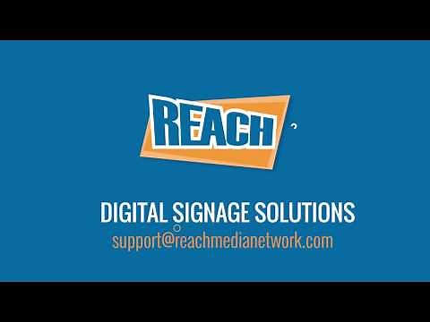 How to use Digital Signage Software - REACH MEDIA NETWORK Tutorial