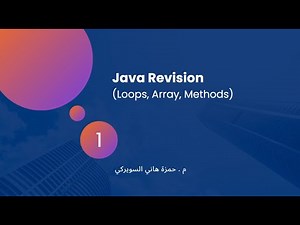 (Loops, Array, Methods) Java Revision