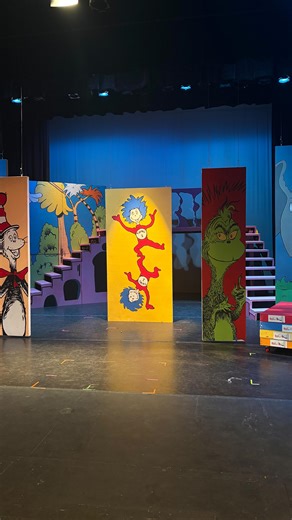 ⚜️ SAHS Theatre ⚜️ on Instagram: "Seussical the Musical! 🤩 February 25-27th! Tickets will be on sale shortly. 👀🎫🎶Don't miss out to see an amazing show with amazing actors, dancers, singers, musicians and artists! 🌈💛 #sausd #musical #theatre #santaana #catinthehat"