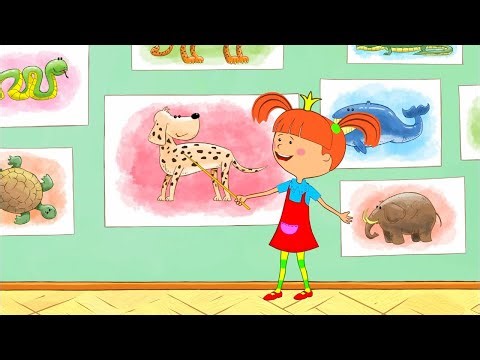 THE LITTLE PRINCESS 👑 - I don't want to go kindergarten - New Animation For Children