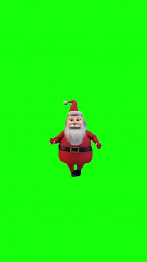 Santa Running | Green Screen #santa #santarunning #santameme #meme #comedy #template #cringe #dance #CapCut #fyp