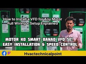 VFD Installation Step-by-Step | The Real Trick to Motor Speed Control #VFD #Fancontrolvfd #hvac