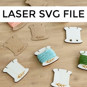 Embroidery Bobbins SVG File, Thread Keepers, Floss Bobbins for Laser Cut and Cricut - Etsy