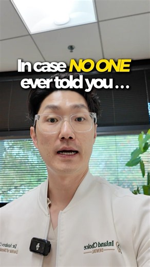 IN CASE NO ONE HAS TOLD YOU THIS….🤫 #dentist #dentistry #tipsandtricks