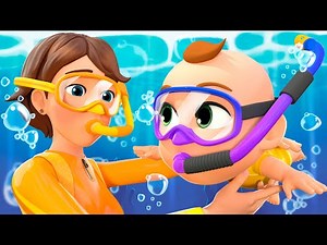 Splashy Splash | Family Fun Day at the Pool | Almama Nursery Rhymes & Kids Songs