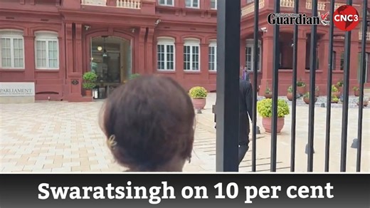 Minister in the Ministry of Finance Kennedy Swaratsingh remains tight-lipped on where the government will find the funds to pay PSA workers their 10 per cent by Christmas. Video by Timothy Chasteau. | T&T Guardian