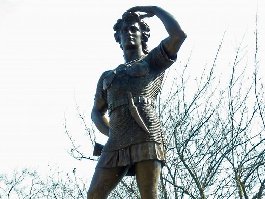 Leif Eriksson Statue in Milwaukee, USA