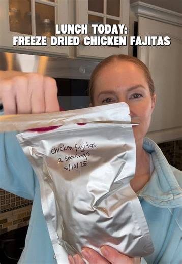 Easy Freeze Dried Chicken Fajitas Recipe