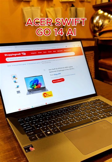New school year = New laptop! 💻 Get the Acer Swift Go 14 AI for as low as ₱2,648/month via Home Credit Easy Installments. Use 1ACERHC1000 for ₱1,000 OFF up to ₱10K eGift Voucher 3-year warranty. #HomeCreditPH #HomeCreditPhilippines #GetItWithHomeCredit