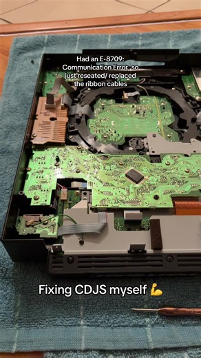 When you don’t have the budget to buy new CDJS so you just figure out how to repair it yourself #pioneerdj #djs #edm #diy #womeninstem