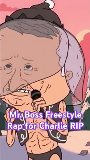 Smiling Friends Mr Boss Rap for Charlie's Funeral #shorts #youtubeshorts