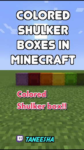 How to Make Colored Shulker Boxes - Minecraft Tutorial