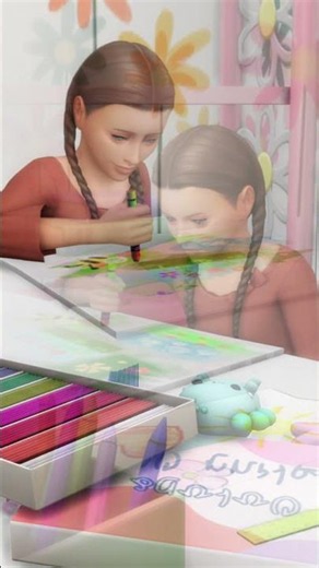 Little Artiste Collection 🎨 |The Sims 4 CC #sims4 #sims4cc #thesims4 #ts4cc