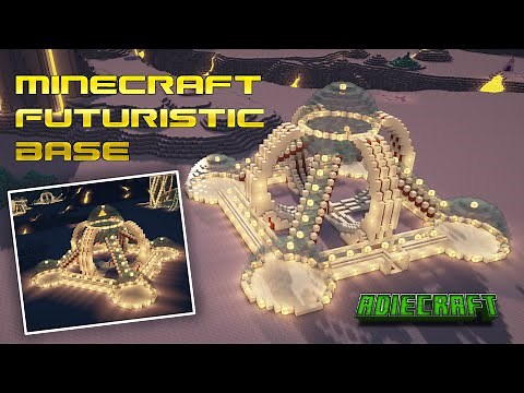 Minecraft Futuristic Base - Futuristic Base Build Timelapse - Futuristic World Download - 1.16