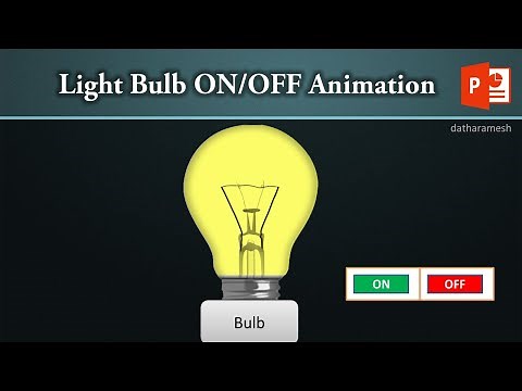 Light Bulb ON/OFF Animation In Powerpoint
