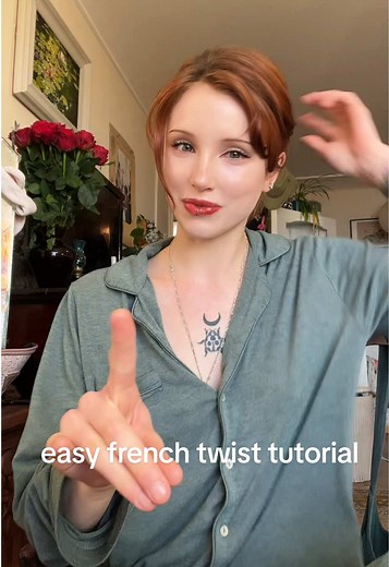 Easy French Twist Tutorial for Short Hairstyles