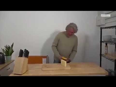 James may slams cheese on a table (longer and louder version)