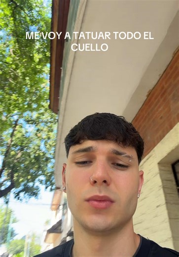 mi viejo me va a desheredar creo | neck tattoo