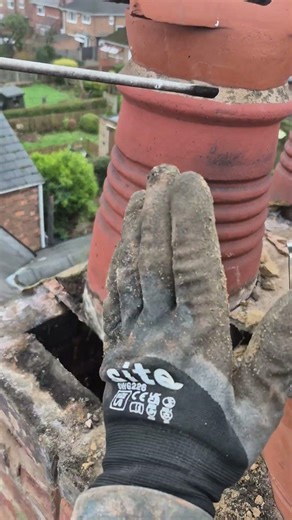 Steel straps on chimney pots seem like a good idea.