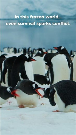 Penguins Struggling to Survive ❄️ Life in the Antarctic Winter | 4K ULTRA HD