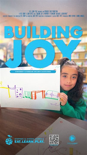 Eat. Learn. Play. Foundation on Instagram: "“Building Joy: A Movement to Reimagine Oakland’s Schoolyards” is out now. Produced by @eatlearnplay, this short documentary is the second film in a series highlighting Eat. Learn. Play.’s work in Oakland public schools—and what’s possible when schoolyards are designed with kids at the center. The film follows Eat. Learn. Play.’s ongoing effort to transform elementary schoolyards across Oakland Unified School District into vibrant, student-centered spac