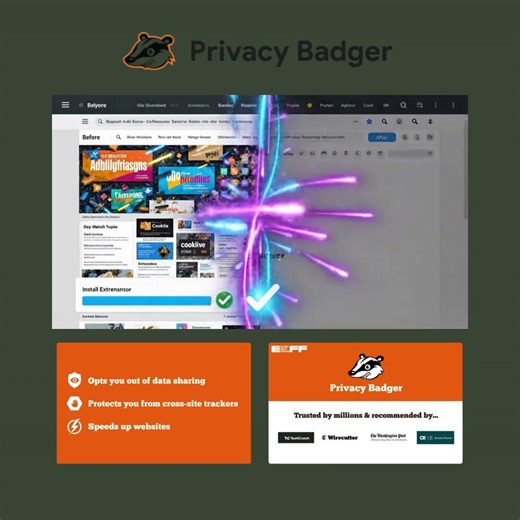 Worried About Online Tracking? 🚫 Protect Your Privacy with Privacy Badger! 🛡️