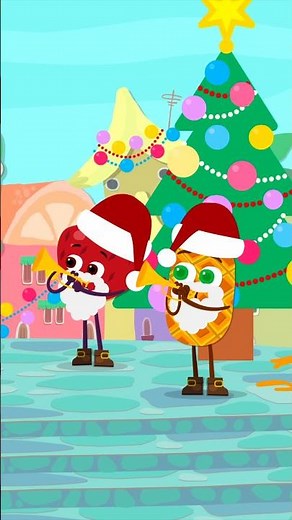 When Fruits Celebrate Christmas 🎁🎉 BabyTV