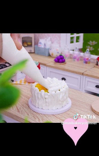 #miniature #minicooking #minibakery #foryou #minicake #cutecake #tinycake #minikitchen #cakedecorating #decoratingideas #fyp #asmr #diy