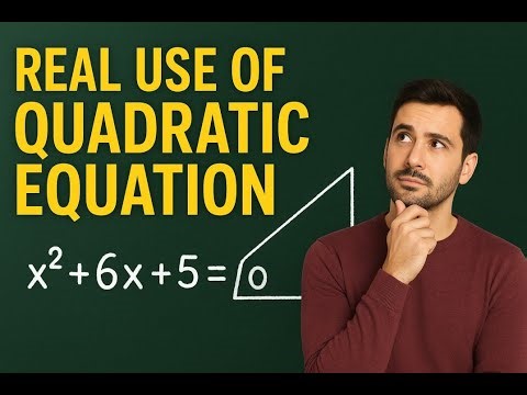 Real-Life Uses of Quadratic Equations You Never Knew! ‪@SolveForZenith‬
