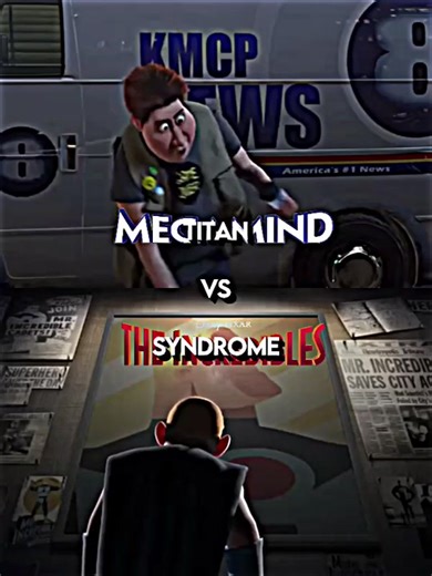 Titan vs Syndrome as Characters #titan #vs #syndrome #incredibles #megamind #fyp #fypage