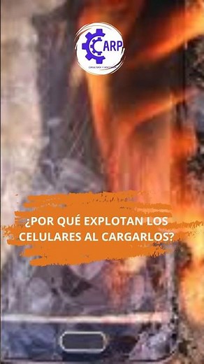 ¿Por qué explotan los celulares al cargarlos? #celulares #bateria #explosion