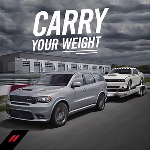 Bring the heat with the massive towing ability of the Durango SRT®. | Dodge