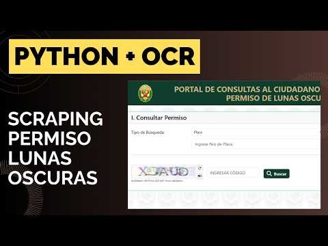 Automatiza la Consulta de Lunas Polarizadas (Perú) 🚗 | Python + Requests + EasyOCR