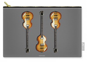 Hofner Violin Bass 62 Zip Pouch by Mark Rogan