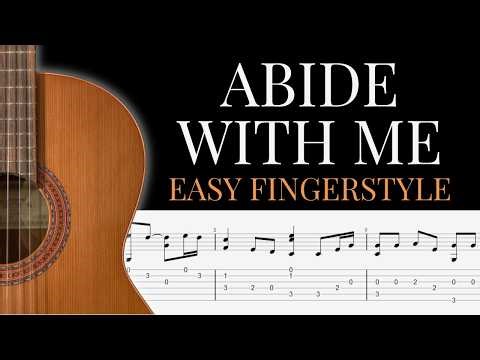 Abide With Me – Easy Fingerstyle Guitar (Beginner Hymn + Tabs)