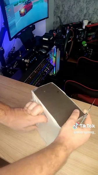 Sim Racing Setup with Handbrake - Gaming Innovations