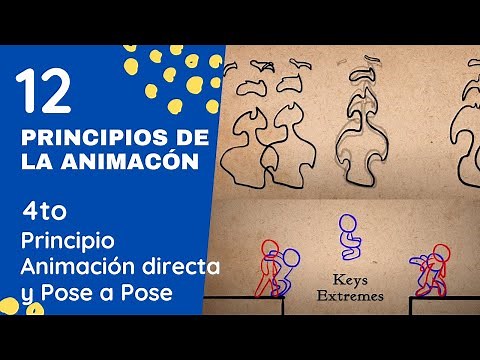 Animacion directa y Pose a Pose - Los 12 principios de la animación