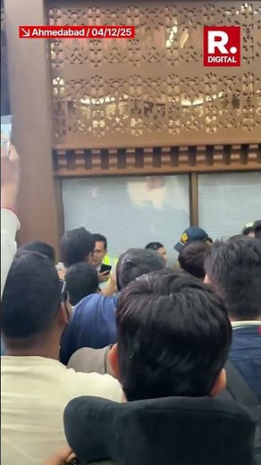 Indigo Flight Chaos: Enraged Passengers Demand Answers After Several Hours Of Waiting | Ahmedabad