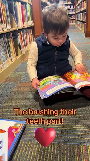 Reading Daniel Tiger at the local library! @midcontinentlibraries #library #danieltiger #toddlermom #kc #thingstodoinkc