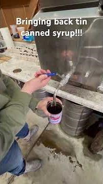 How to can Maple Syrup “Traditional Tin Canned” #maplesyrup #kitchen #cooking #foodie #mapletree