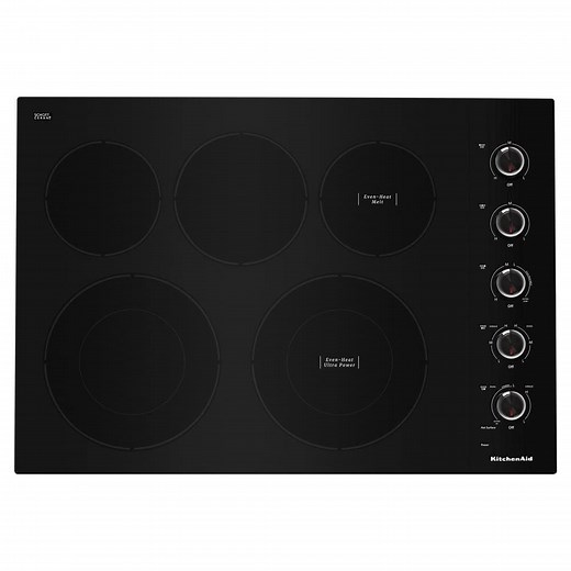Reviews for KitchenAid 30 in. Radiant Electric Cooktop in Black with 5 Burner Elements and Knob Controls | Pg 3 - The Home Depot
