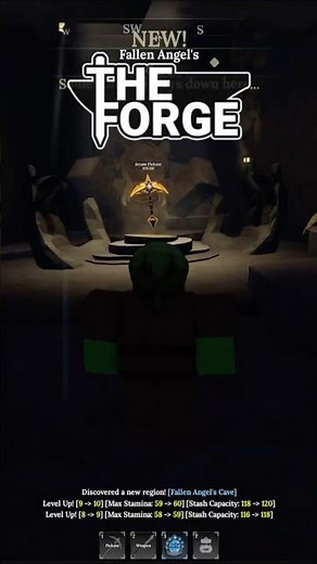 How To Get Arcane Pickaxe In The Forge #robloxfyp #roblox #theforge