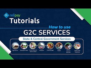 How to use Govt Services in Relipay Portal | G2C services