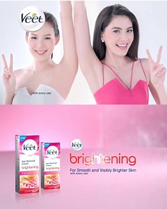 Flaunt those underarms with Veet Brightening Cream! Come and get it now online at Lazada https://www.lazada.com.ph/veet-official-store/. | Veet Philippines