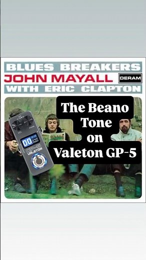Eric Clapton Beano Tone The Bluesbreaker Sound #EricClapton #BeanoAlbum #ClaptonTone #bluesbreaker