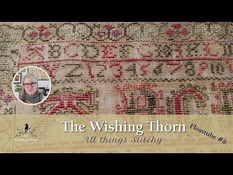 Flosstube #8 Antique Samplers, Books and Cross-stitch