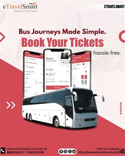 Book Bus Tickets Online | Easy Bus Booking | eTravelSmart