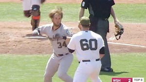 Bryce Harper Starts Fight After Getting Hit by Pitch During Nationals-Giants Game
